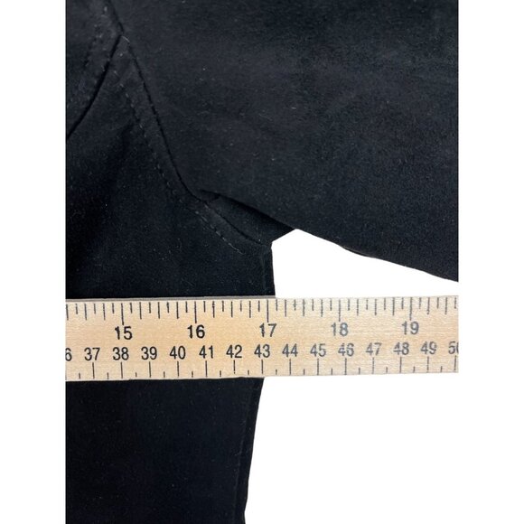 Members only Women's Faux Suede Biker Jacket black size S - Picture 6 of 13